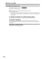 Preview for 136 page of Sony DCR PC105 - Handycam Camcorder - 1.0 MP Operating Instructions Manual