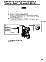 Preview for 151 page of Sony DCR PC105 - Handycam Camcorder - 1.0 MP Operating Instructions Manual