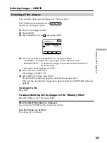 Preview for 157 page of Sony DCR PC105 - Handycam Camcorder - 1.0 MP Operating Instructions Manual