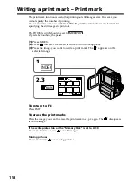 Preview for 158 page of Sony DCR PC105 - Handycam Camcorder - 1.0 MP Operating Instructions Manual