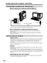 Preview for 162 page of Sony DCR PC105 - Handycam Camcorder - 1.0 MP Operating Instructions Manual