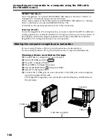 Preview for 168 page of Sony DCR PC105 - Handycam Camcorder - 1.0 MP Operating Instructions Manual