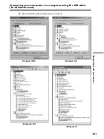 Preview for 171 page of Sony DCR PC105 - Handycam Camcorder - 1.0 MP Operating Instructions Manual