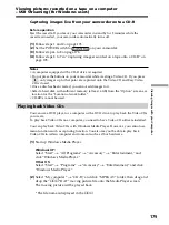 Preview for 179 page of Sony DCR PC105 - Handycam Camcorder - 1.0 MP Operating Instructions Manual