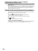 Preview for 180 page of Sony DCR PC105 - Handycam Camcorder - 1.0 MP Operating Instructions Manual