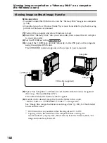 Preview for 182 page of Sony DCR PC105 - Handycam Camcorder - 1.0 MP Operating Instructions Manual