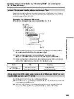 Preview for 183 page of Sony DCR PC105 - Handycam Camcorder - 1.0 MP Operating Instructions Manual