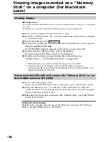 Preview for 186 page of Sony DCR PC105 - Handycam Camcorder - 1.0 MP Operating Instructions Manual