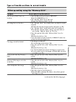 Preview for 205 page of Sony DCR PC105 - Handycam Camcorder - 1.0 MP Operating Instructions Manual