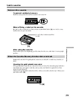 Preview for 215 page of Sony DCR PC105 - Handycam Camcorder - 1.0 MP Operating Instructions Manual