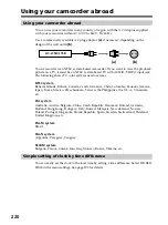 Preview for 220 page of Sony DCR PC105 - Handycam Camcorder - 1.0 MP Operating Instructions Manual