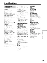 Preview for 227 page of Sony DCR PC105 - Handycam Camcorder - 1.0 MP Operating Instructions Manual