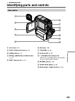 Preview for 229 page of Sony DCR PC105 - Handycam Camcorder - 1.0 MP Operating Instructions Manual