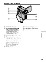 Preview for 233 page of Sony DCR PC105 - Handycam Camcorder - 1.0 MP Operating Instructions Manual