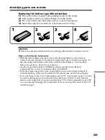 Preview for 235 page of Sony DCR PC105 - Handycam Camcorder - 1.0 MP Operating Instructions Manual