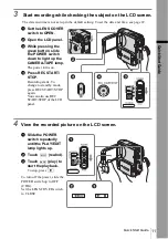 Предварительный просмотр 11 страницы Sony DCR-PC109 - Digital Handycam Camcorder Operation Manual