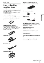 Предварительный просмотр 15 страницы Sony DCR-PC109 - Digital Handycam Camcorder Operation Manual