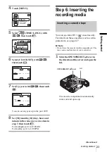 Предварительный просмотр 23 страницы Sony DCR-PC109 - Digital Handycam Camcorder Operation Manual