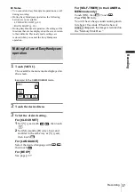 Предварительный просмотр 37 страницы Sony DCR-PC109 - Digital Handycam Camcorder Operation Manual