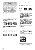 Предварительный просмотр 46 страницы Sony DCR-PC109 - Digital Handycam Camcorder Operation Manual