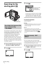 Предварительный просмотр 48 страницы Sony DCR-PC109 - Digital Handycam Camcorder Operation Manual