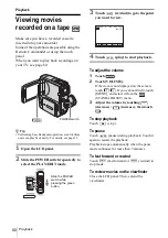 Предварительный просмотр 50 страницы Sony DCR-PC109 - Digital Handycam Camcorder Operation Manual