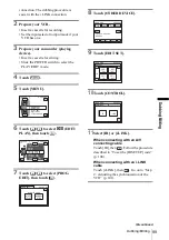 Предварительный просмотр 99 страницы Sony DCR-PC109 - Digital Handycam Camcorder Operation Manual