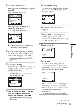 Предварительный просмотр 103 страницы Sony DCR-PC109 - Digital Handycam Camcorder Operation Manual