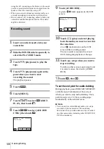 Предварительный просмотр 106 страницы Sony DCR-PC109 - Digital Handycam Camcorder Operation Manual