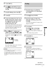 Предварительный просмотр 111 страницы Sony DCR-PC109 - Digital Handycam Camcorder Operation Manual