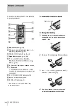 Предварительный просмотр 144 страницы Sony DCR-PC109 - Digital Handycam Camcorder Operation Manual