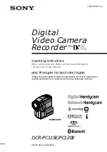 Sony DCR-PC115E Operating Instructions Manual preview