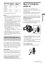 Preview for 19 page of Sony DCR-PC350 - Digital Handycam Camcorder Operation Manual