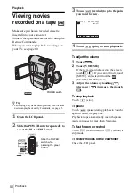 Preview for 50 page of Sony DCR-PC350 - Digital Handycam Camcorder Operation Manual