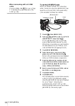 Preview for 100 page of Sony DCR-PC350 - Digital Handycam Camcorder Operation Manual