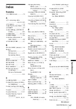 Preview for 147 page of Sony DCR-PC350 - Digital Handycam Camcorder Operation Manual