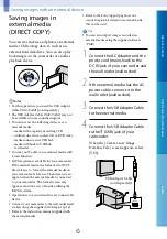 Предварительный просмотр 52 страницы Sony DCR-PJ5E/SR21E/SX21E Handbook