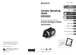 Sony DCR SR100 - Handycam Camcorder - 3.3 MP Operating Manual preview