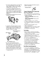 Предварительный просмотр 6 страницы Sony DCR-SR220 Handycam® Operating Manual