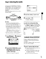 Предварительный просмотр 11 страницы Sony DCR-SR220 Handycam® Operating Manual