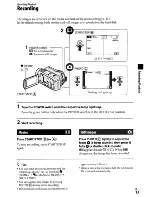 Предварительный просмотр 13 страницы Sony DCR-SR220 Handycam® Operating Manual