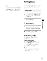 Предварительный просмотр 23 страницы Sony DCR-SR220 Handycam® Operating Manual