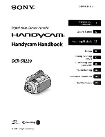 Preview for 34 page of Sony DCR-SR220 Handycam® Operating Manual