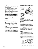 Предварительный просмотр 61 страницы Sony DCR-SR220 Handycam® Operating Manual