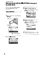 Предварительный просмотр 89 страницы Sony DCR-SR220 Handycam® Operating Manual