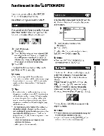 Предварительный просмотр 106 страницы Sony DCR-SR220 Handycam® Operating Manual