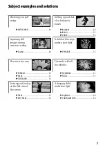 Preview for 7 page of Sony DCR-SR220D - 120gb Hard Disk Drive Handycam Camcorder Handbook