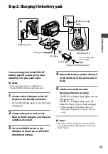 Предварительный просмотр 13 страницы Sony DCR-SR220D - 120gb Hard Disk Drive Handycam Camcorder Handbook