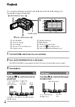 Preview for 14 page of Sony DCR-SR220D - 120gb Hard Disk Drive Handycam Camcorder Operating Manual