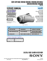 Sony DCR-SR300 Service Manual preview